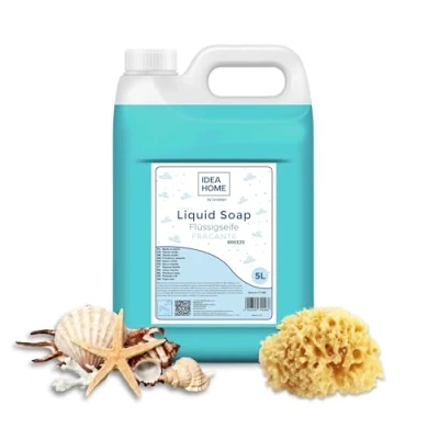 Imagen de IDEA HOME FRAGANTE Jabón de Manos Líquido 5L Buena Espuma 5 litros en Crema para Todo Tipo Piel BREEZE