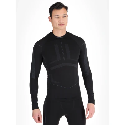 Imagen de Craft Active Intensity Crewneck LS Hombres Camisa Termoactiva (Talla: S/48, Negro)
