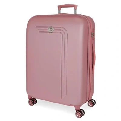 Imagen de Movom Riga Maleta Grande Rosa 56x80x29 cms Rígida ABS Cierre TSA 91L 4,7 kgs 4 Ruedas Dobles Equipaje Mano