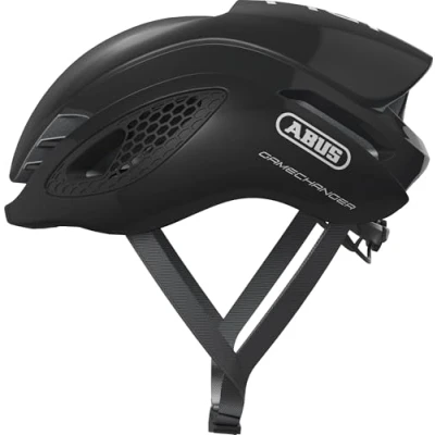 Imagen de ABUS Casco de ciclismo carretera GameChanger aerodinámico con óptimas propiedades ventilación para hombres y mujeres Negro brillante, talla M