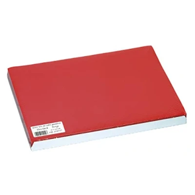 Imagen de COGIR 500 manteles individuales de papel gofrado brillante, 30 x 40 cm, color rojo
