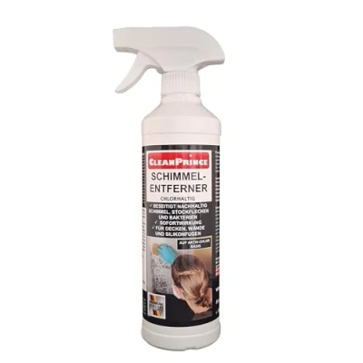 Imagen de Cleanprince 0,5 Litros Schimmelentferner Clorado 500ML Moho Setas Bacterias Espuelas Schimmel Quitar Limpar Limpio Matamohos Eliminar Antimoho Libre de