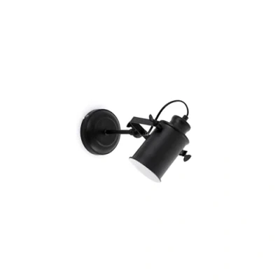 Imagen de Faro Barcelona 60000 LIST Foco Negro 1l e27 20w