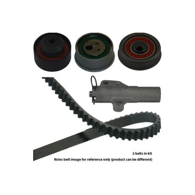 Imagen de KAVO PARTS DKT 5549 Kit de correa distribución con amortiguador tensado, rodillo tensor MITSUBISHI: Grandis, Outlander I SUV