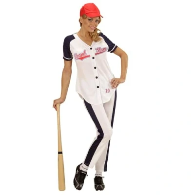 Imagen de WIDMANN Disfraz de jugadora béisbol para Mujer M , color/modelo surtido