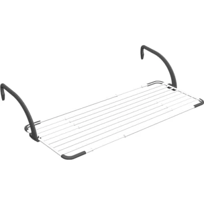 Imagen de Vileda Brezza Extend Tendedero Extensible de Acero y Resina, para balcón, Espacio Tender 20 m, 188 x 55 30 cm
