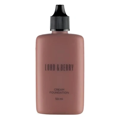 Imagen de Lord &amp; Berry CREAM Foundation Makeup Long Lasting Full Coverage Lightweight Liquid Contains Antioxidants, Moisturizers, UVA UVB Filters Anti Pollution Extracts, Mahogany
