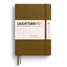 Imagen de LEUCHTTURM1917 372197 Libreta Medium (A5) 145 x 210 mm, Tapa Dura, 251 páginas numeradas, Spice Brown, Puntos