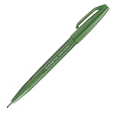 Imagen de Pentel Arts Rotulador Touch SES15 con Punta de Fibra Flexible tipo Pincel, Dibuja Trazos Finos y Gruesos, Perfecto para Tramado Cruzado Caligrafía