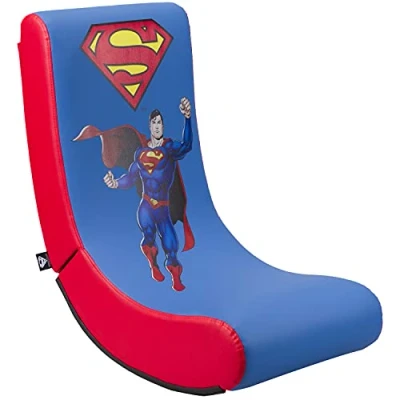 Imagen de Subsonic Superman Silla De Juego Gaming Rock&#039;n&#039;Seat Junior Asiento Gamer para Habitación Niños Y Adolescentes con Licencia Oficial (Playstation 5)