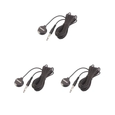 Imagen de Juego de 3 transductores guitarra 1/4 Jack Pickup para acústica, violín, banjo, mandolina