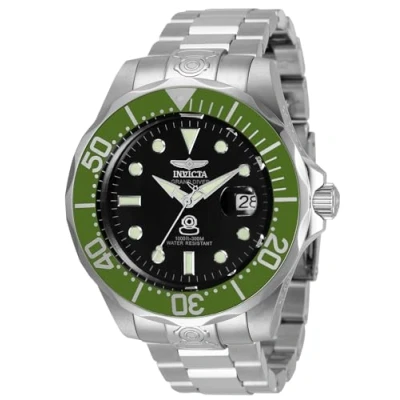 Imagen de Invicta Grand Diver Reloj automático para hombre de acero inoxidable, Plata / Verde, 47 mm