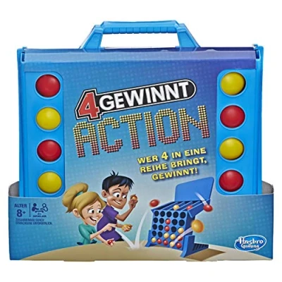 Imagen de Hasbro E3578100 4 GANA la acción, Juego de niños Ritmo rápido
