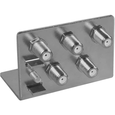 Imagen de Axing QEW 5 50 Bloque de tierra (5 posiciones, compensación potencial coaxial, galvanizado)