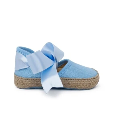 Imagen de Pisamonas Alpargatas para niños, Talla: 19, Azul Zapatos