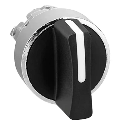 Imagen de Schneider Electric ZB4BD8 Cabeza Selector Selector, 3 Posiciones Diámetro 22, Negro