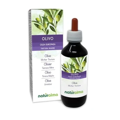 Imagen de Olivo (Olea europaea) hojas Tintura Madre sin alcohol Naturalma Extracto líquido gotas 200 ml Complemento alimenticio Vegano