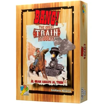 Imagen de Edge Entertainment dV Giochi Bang! El Gran Asalto al Tren Expansión Juego De Cartas para Grandes Grupos Amigos a Partir 8 Años 4 7 Jugadores 40 Minutos por Partida Español