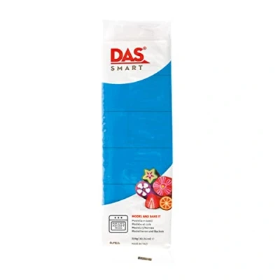 Imagen de DAS Smart, Pasta para modelar que se endurece al horno, 350g, Azul Océano