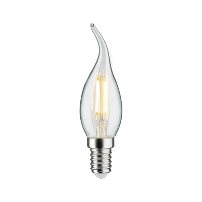 Imagen de Paulmann 28687 lámpara LED filamento Vela 4,8 vatios Bombilla Regulable Clara 2700 K Blanco cálido E14, 4.8 W