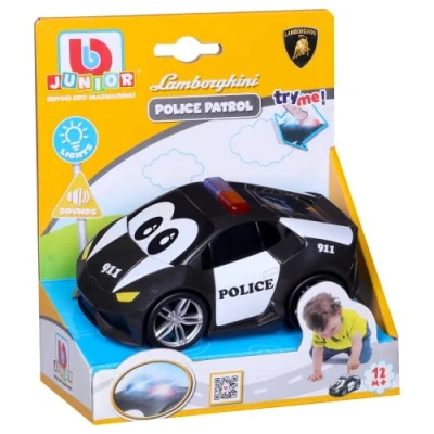 Imagen de BB Junior Lamborghini Policia con luz y Sonido 16 81206 (Bburago