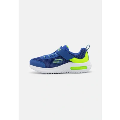 Imagen de Skechers Bounder Tech, Zapatos Deportivos Niños, Blue &amp; Lime Synthetic / Textile Trim, 30 EU