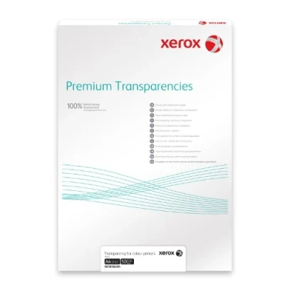 Imagen de Xerox 003R98199 Premium Folios de transparencias (universal, con 100 hojas en DIN A4 para impresoras láser y color)