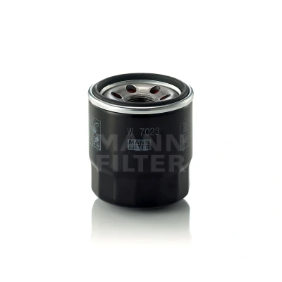 Imagen de MANN FILTER W 7023 Filtro de aceite M 20 X 1.5 con válvula bloqueo retorno enroscable KIA: Picanto II, RIO 3, Stonic Hatchback