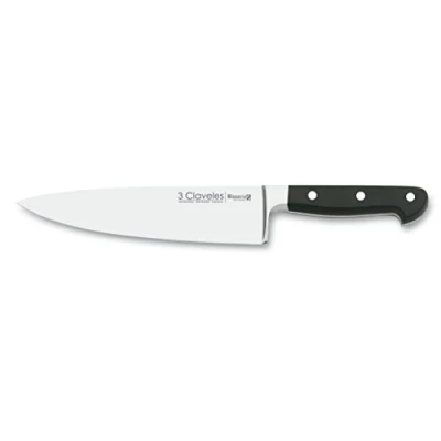 Imagen de 3 Claveles Bavaria Cuchillo Cocinero Multiusos de Acero Inoxidable, 25 cm 10