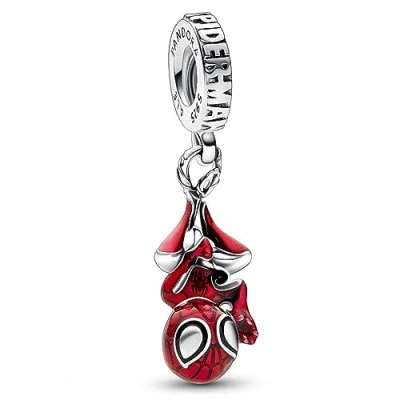 Imagen de Pandora Marvel Mujeres Charm Multicolor/Rojo/Plata 792323C01