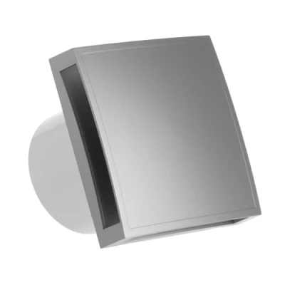 Imagen de EUROPLAST Ø 125mm Extractor de Baño Aire Silencioso Plata Ventilador Pared para Cocina, Garaje, WC