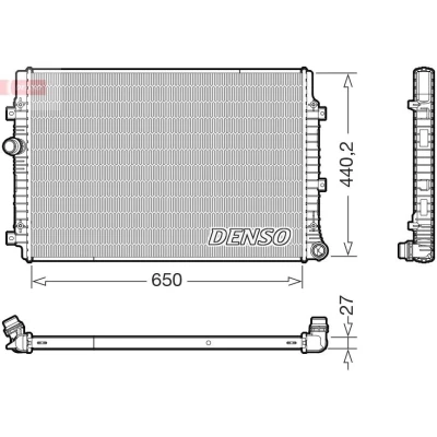 Imagen de Radiador, refrigeración del motor DENSO DRM32059