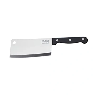 Imagen de KitchenCraft World of Flavors Cuchillo Chino para Cortar Carne, Acero Inoxidable Totalmente Forjado, de Chef 14cm (5.5&quot;)