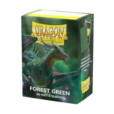 Imagen de ARCANETI Dragon Shield AT 11056 Fundas para colchón (tamaño estándar, 100 unidades), color verde bosque