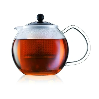 Imagen de Bodum Tetera de émbolo, Negro, 1.5 litros