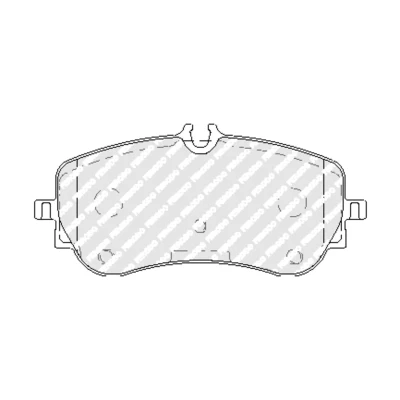 Imagen de FERODO FVR5068 Juego de pastillas freno preparado para indicador desgaste con accesorios VOLKSWAGEN: Crafter Furgón