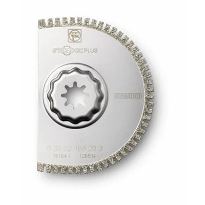 Imagen de FEIN Disco segmentado diamantado, Ø90 mm, Ancho de corte aprox. 1,2 Alojamiento SLP, dentado abierto para cortar fibra carbono y vidrio, extrafino, ideal esquinas cantos