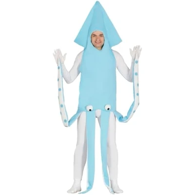 Imagen de FIESTAS GUIRCA Calamares Divertidos Disfraz Hombre o Mujer Comedia &amp; Talla S 46 48
