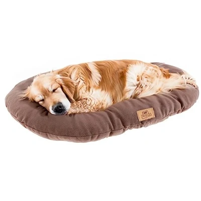 Imagen de Ferplast Cojín Cama para Perros y Gatos Relax Microfleece 100/12 Suave Acolchado Lavable Micropolar Taupe