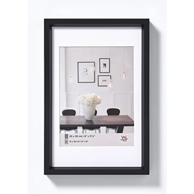 Imagen de Walther Design ES030B Steel Style, Marco De Plástico, 20x30 cm, Negro