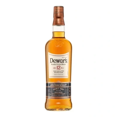 Imagen de Dewar’s 12 Year Old Blended Scotch Whisky con estuche de regalo, 40% Vol., 700ml, doblemente envejecido en barricas roble para una suavidad extra, notas cítricos, fruta seca y vainilla, 70cl