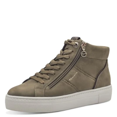 Imagen de Tamaris Zapatillas Veganas para Mujer, Oliva Combinado, 37 EU