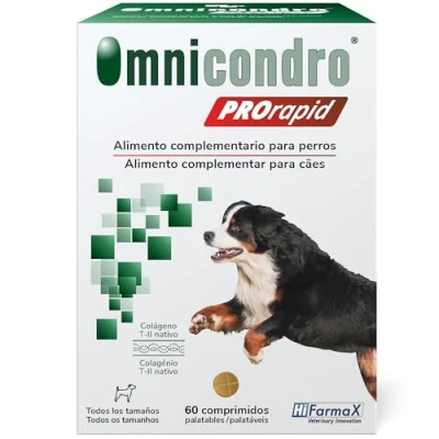 Imagen de Hifarmax Omnicondro prorapid Perros 60cpd, No Aplica, Normal