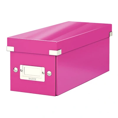 Imagen de Leitz Caja para guardar CD, Fucsia, Click and Store, 60410023