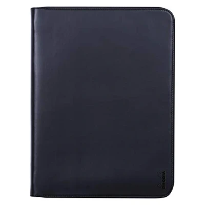 Imagen de Clairefontaine ES RHODIA 168116C Carpeta portadocumentos Rhodiarama negro para bloc de notas y cuadernos A4 o A4+ Tamaño cerrado 25,5 x 34 cm Funda tablet piel sintética