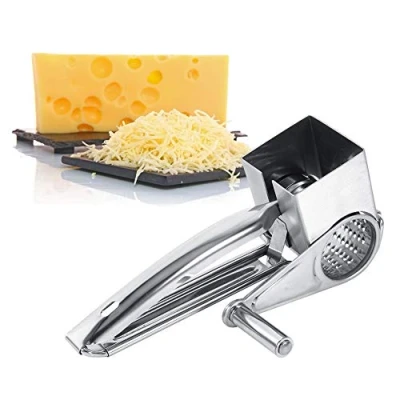 Imagen de Rallador de Queso, Queso Multifuncional Arte la Cocina Acero Inoxidable Herramienta Rotativa Triturar Rebanada del 1 Batería con Manivela