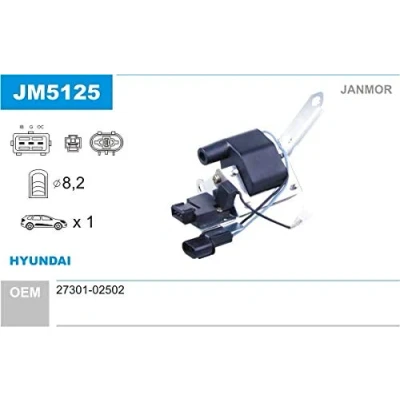 Imagen de JANMOR JM5125 Bobina de encendido HYUNDAI: Atos