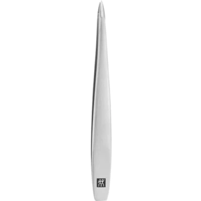 Imagen de ZWILLING Pinzas puntiagudas (eliminación de astillas, pelos encarnados o finos, puntas rugosas y calibradas), Premium, plata, 90 mm