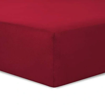 Imagen de VISION Juego de 2 sábanas 90 x 200 cm Colores: Rojo, 100% algodón, 57 Hilos, 4 Esquinas elásticas, Gorro 30