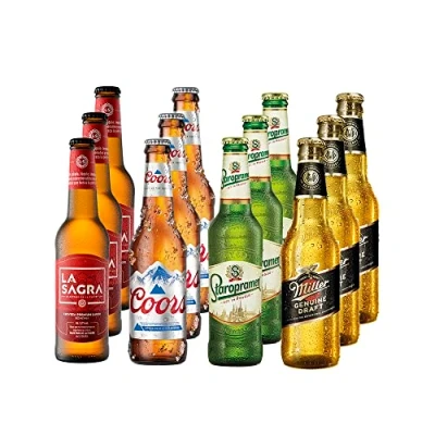 Imagen de Pack Cerveza Lagers del Mundo degustación de 12 botellas 330 ml Total: 3960